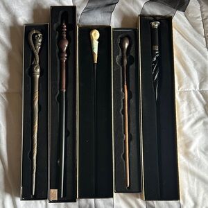 Set of Decorative Harry Potter Wands with boxes. NON INTERACTIVE